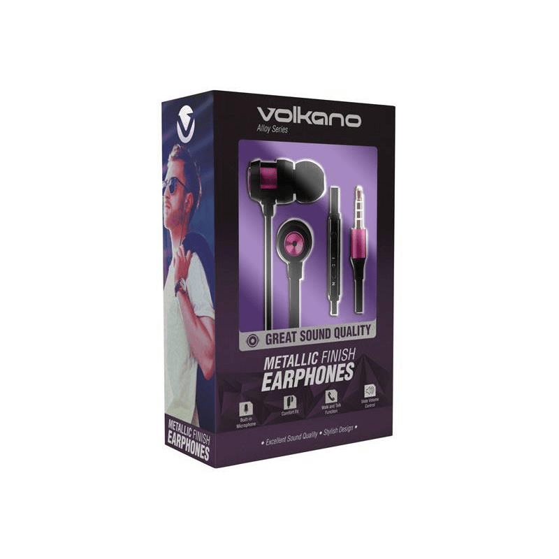 Volkano alloy best sale series metal earphones