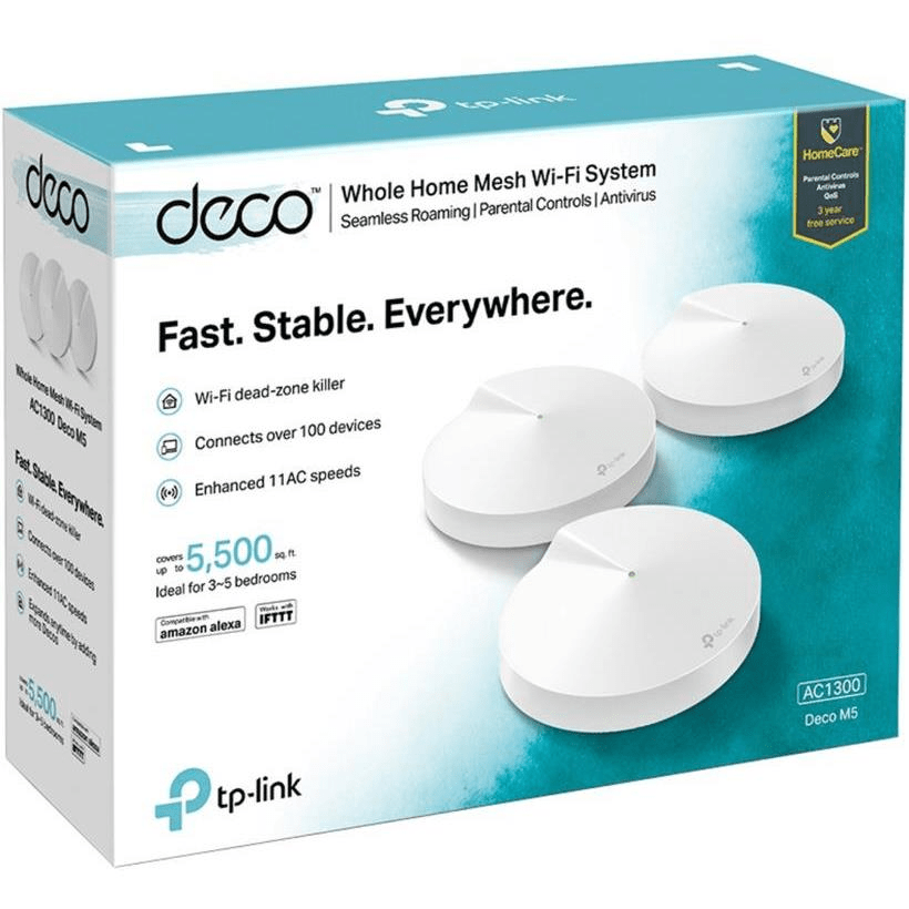 Deco E3, AC1200 Whole Home Mesh WiFi System