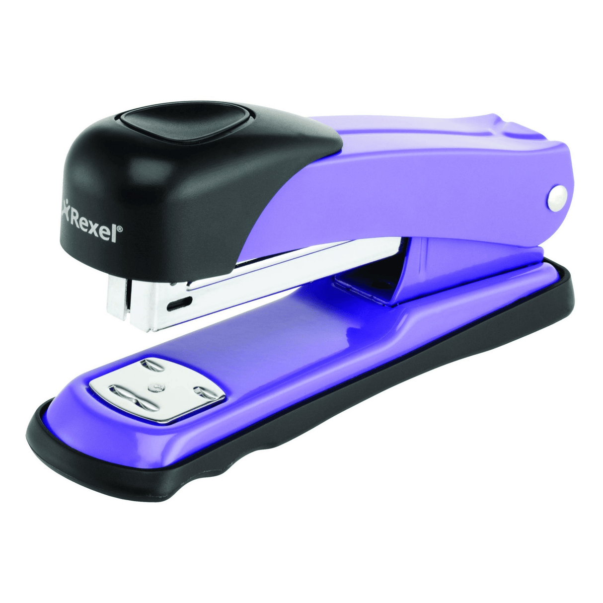 Rexel X15 Half Strip Metal Stapler - Purple 010110PU