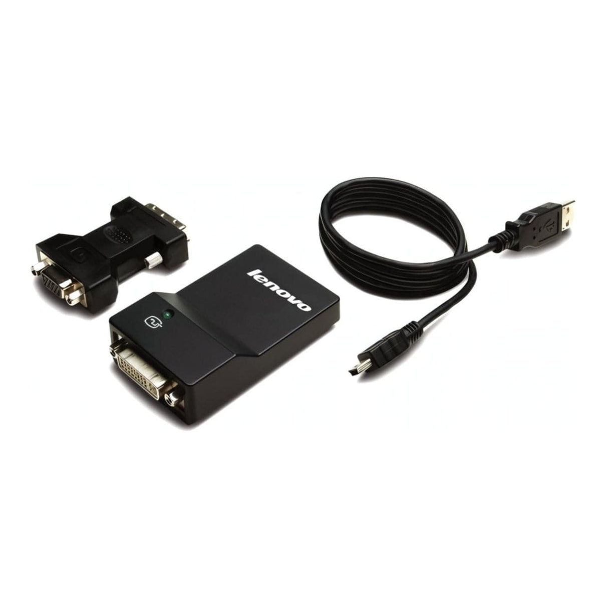 Lenovo USB 3.0 to DVI/VGA Monitor Adapter 0B47072