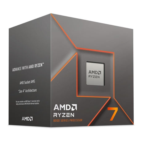 AMD Ryzen 8700F CPU - AMD Ryzen 7 8-core Socket AM5 5GHz Processor 100-100001590BOX