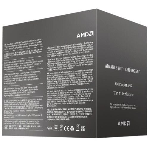 AMD Ryzen 7 8700F CPU - AMD Ryzen 7 8-Core Socket AM5 5GHz Processor 100-100001590MPK