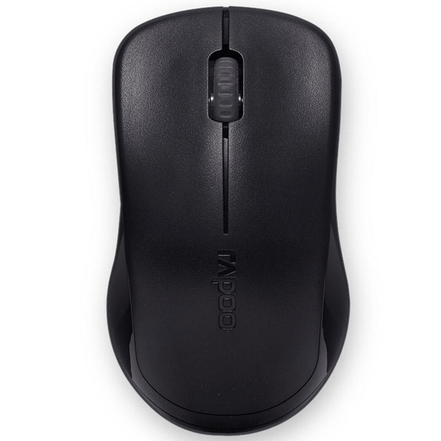 Rapoo 1620 Wireless Optical Mouse 1000dpi - Black 1011-07D62-800