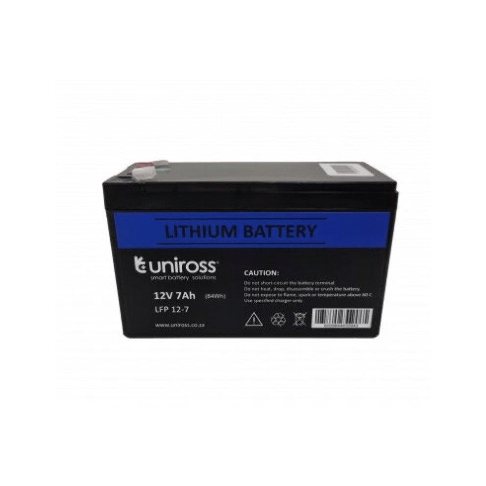 Uniross 12.8V 7Ah LiFePO4 Battery 10LFP12-7