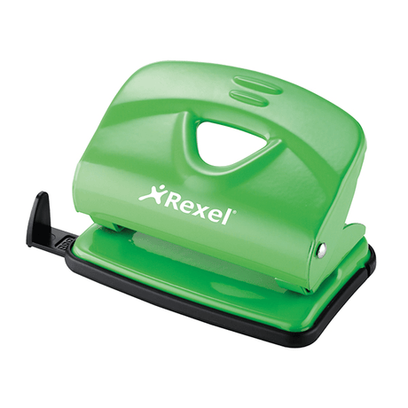 Rexel V220 2-Hole 20-sheet Punch - Green 110217GN