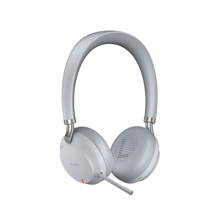 Yealink BH72 Bluetooth Wireless Headset with Charging Stand and USB-C Connection Teams Certified Light Grey 1208612