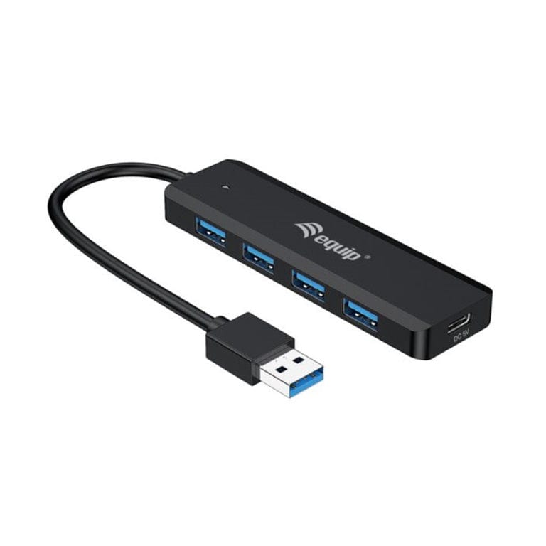 Equip 4-Port USB 3.2 Hub with USB-C Adapter 128959