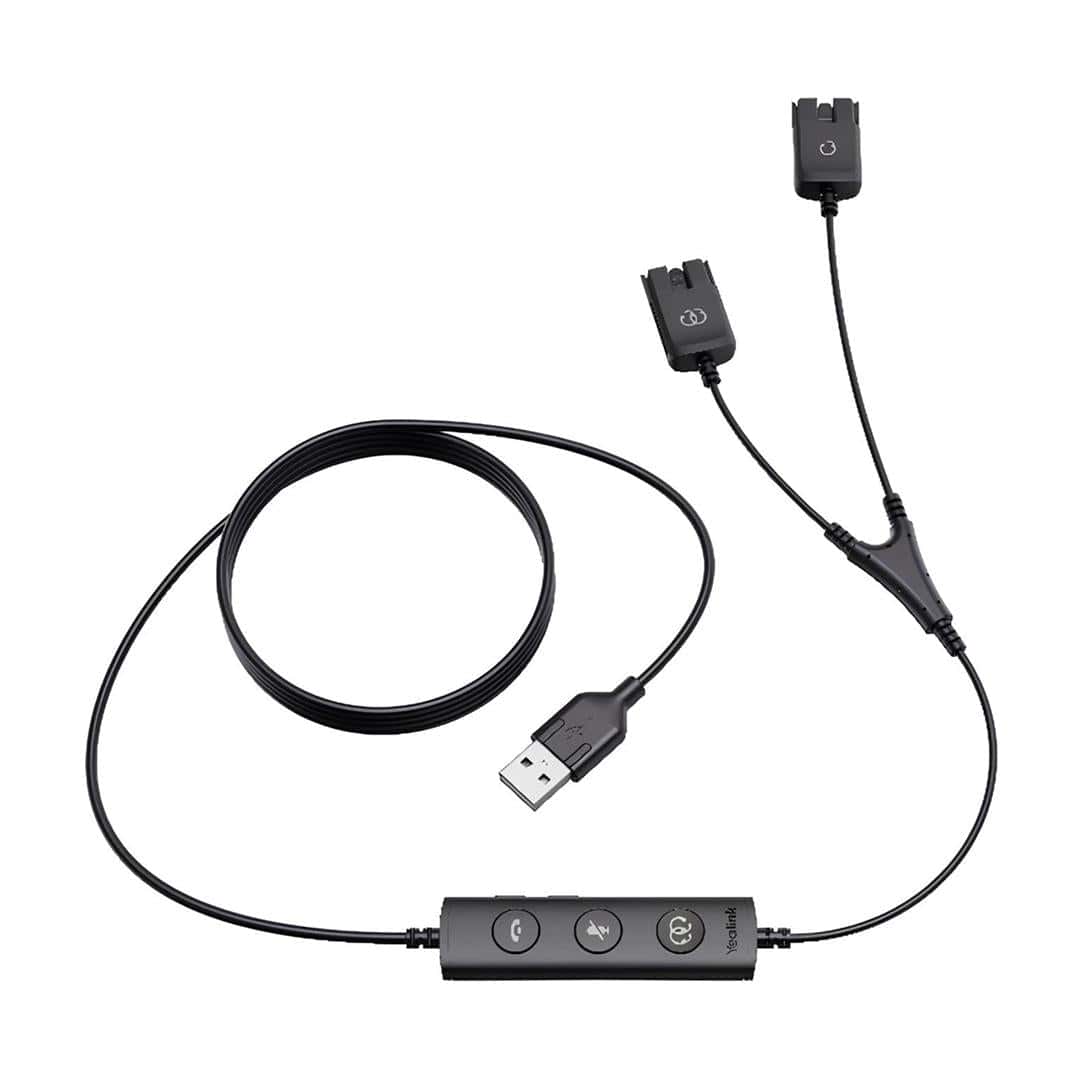 Yealink USB to QD Trainer Y-Cable 1300084