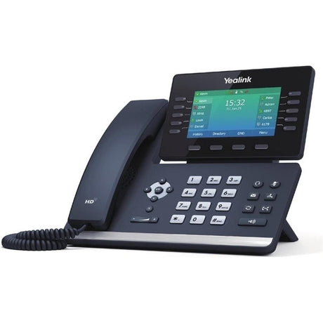 Yealink SIP-T54W 10-Line LCD Wi-Fi Dual Band Wi-Fi IP Phone Black Excludes PSU 1301081