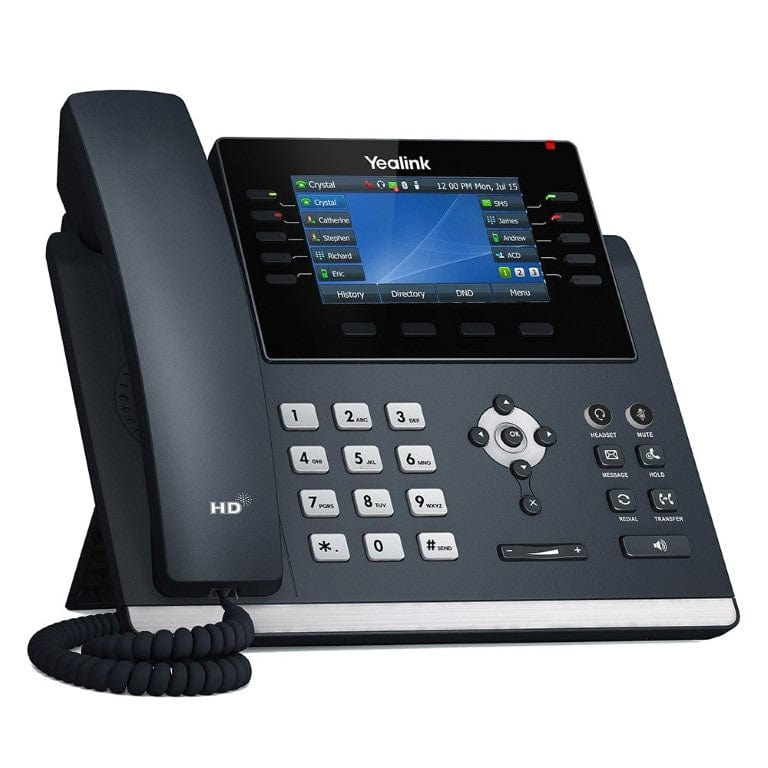 Yealink SIP-T46U Gigabit IP Phone with Dual USB ports and 4.3-inch Colour LCD Screen 1301203