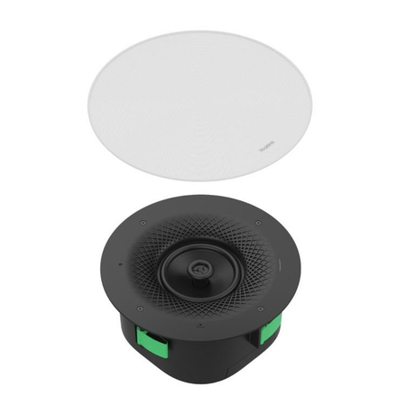 Yealink CS10 Low-Profile 2-Way Coaxial Network Ceiling Loudspeaker White 1303094