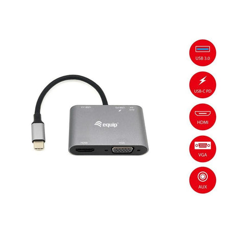 Equip 5-in-1 USB-C Multiport Adapter 133483