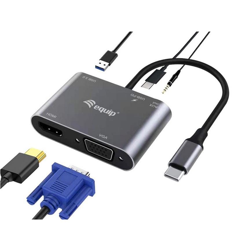 Equip 5-in-1 USB-C Multiport Adapter 133483