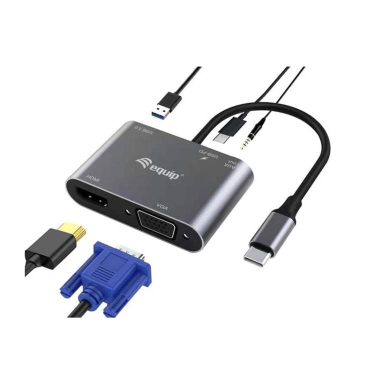 Equip 5-in-1 USB-C Multiport Adapter 133483