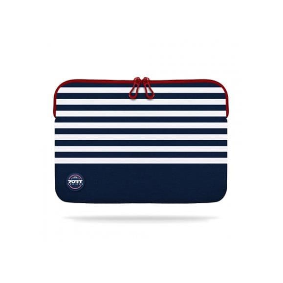 Port Designs La Mariniere 15.6-inch Notebook Sleeve Navy and White 140417