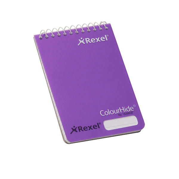 Rexel ColourHide Pocket Notebook - Purple 165002