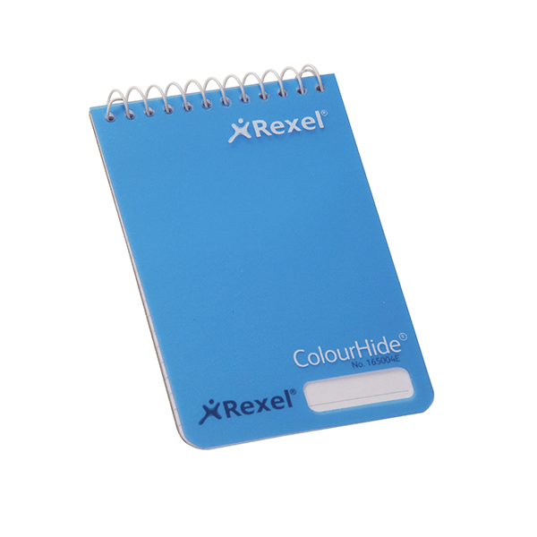 Rexel ColourHide Pocket Notebook - Blue 165004