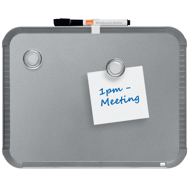 Nobo Mini Magnetic Whiteboard Slim Frame 220x280mm