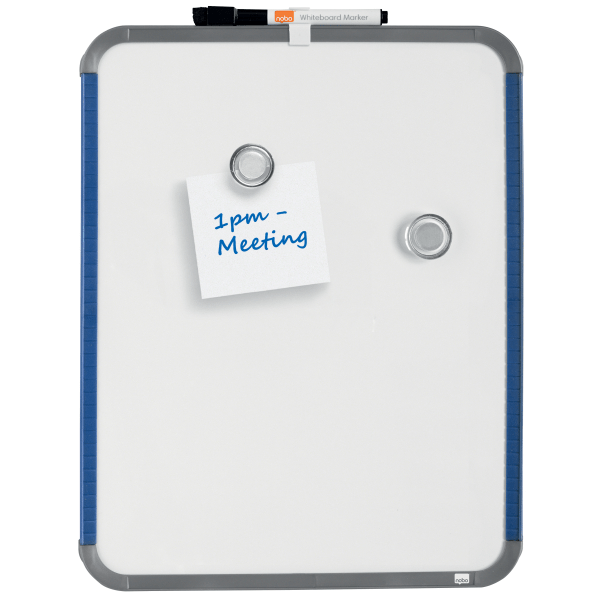 Nobo Mini Magnetic Whiteboard Slim Silver Frame 360x280mm