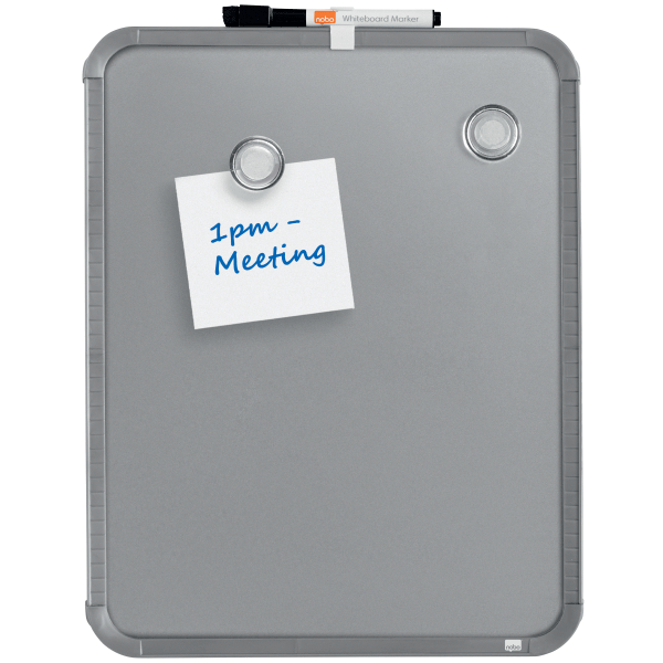 Nobo Mini Magnetic Whiteboard Slim Frame 360x280mm