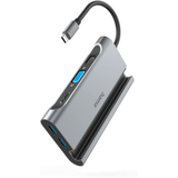 Hama USB 3.2 Gen 1 Type-C Anthracite Notebook Dock/Port Replicator Grey 200102