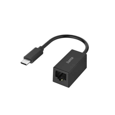 Hama USB Type-C RJ-45 Cable Gender Changer Black 200322