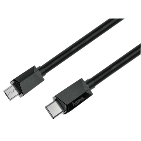 Hama 75cm USB 2.0 USB-C Micro-USB A Black 200644