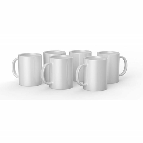 Cricut 6-pack 440ml Ceramic Mug White 2008944