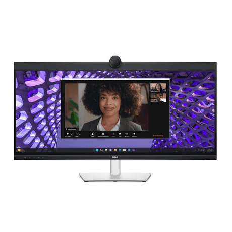 Dell P3424WEB 34.1-inch 3440 x 1440p WQHD 21:9 60hz 5ms LED IPS Curved Video Conferencing Monitor 210-BFOB