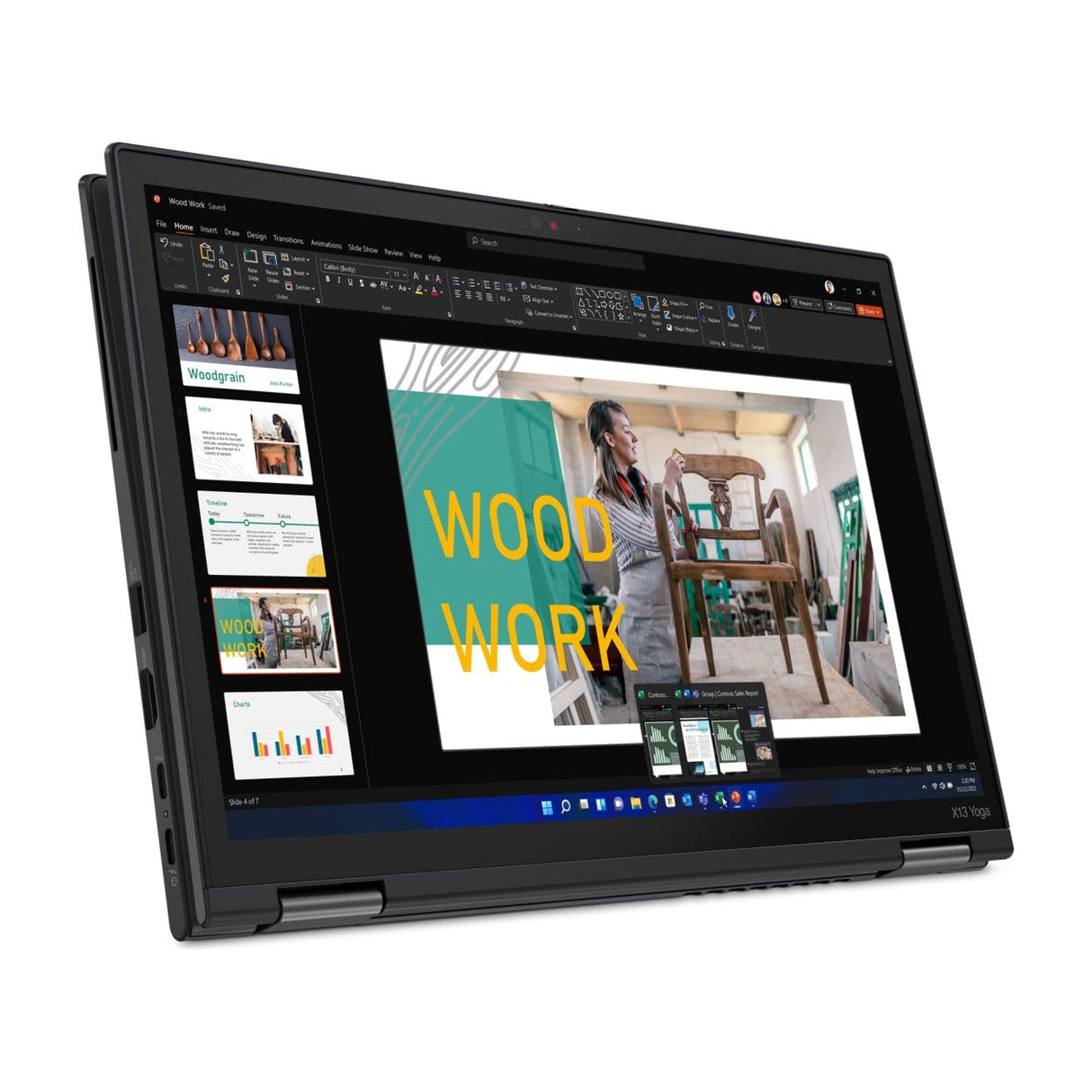 Lenovo ThinkPad X13 Yoga 13.3-inch WUXGA 2-in-1 Laptop - Intel Core i5-1235U 512GB SSD 8GB RAM Windows 11 Pro 21AW000AZA