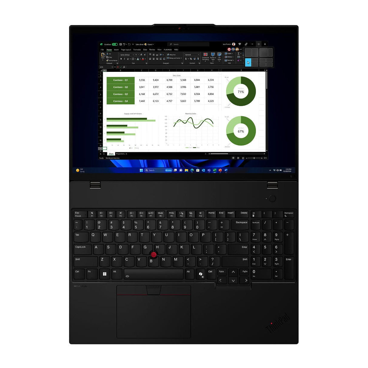 Lenovo ThinkPad L16 G1 16-inch WUXGA Laptop - Intel Core Ultra 5 125U 512GB SSD 8GB RAM LTE Win 11 Pro