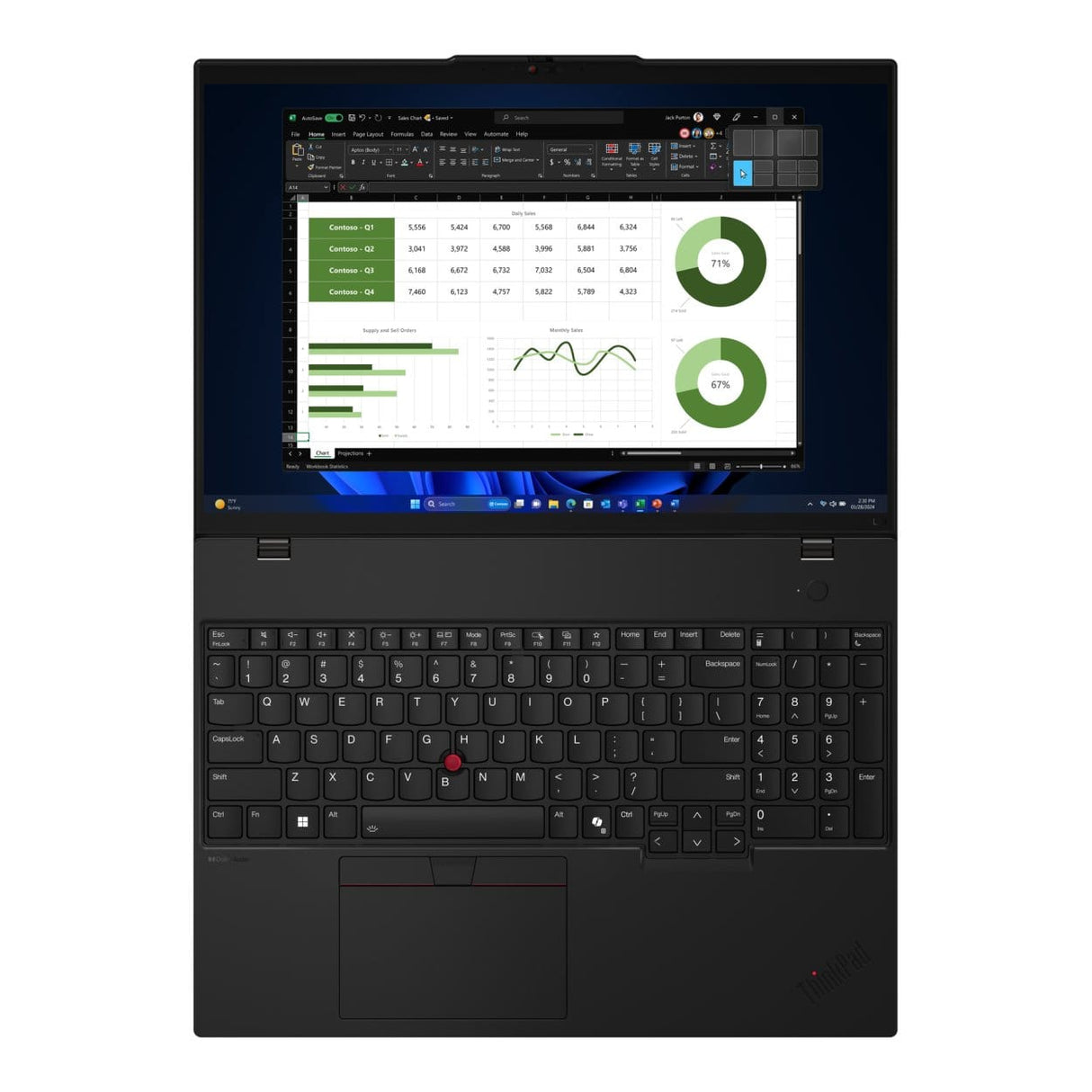 Lenovo ThinkPad L16 G1 16-inch WUXGA Laptop - Intel Core Ultra 5 125U 512GB SSD 16GB RAM Win 11 Pro