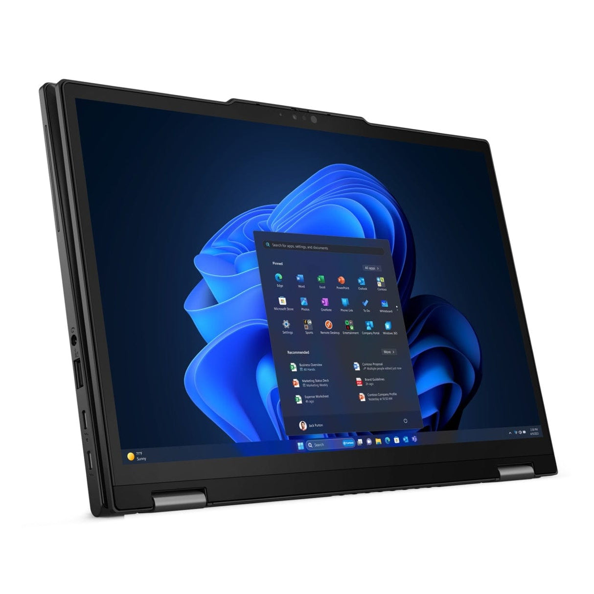 Lenovo ThinkPad X13 G5 13.3-inch WUXGA 2-in-1 Laptop - Intel Core Ultra 7 155U 512GB SSD 16GB RAM LTE Win 11 Pro 21LW0005ZA