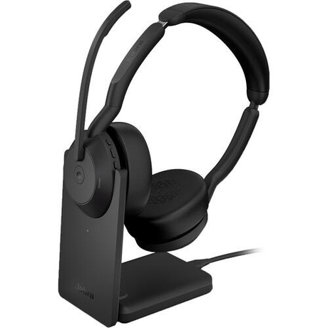 Jabra Evolve2 55 Wireless Stereo Headset with Stand 25599-999-989