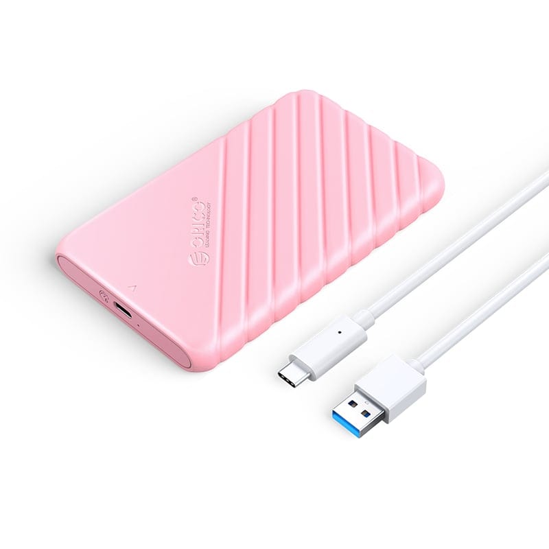 Orico 2.5-inch Gen1 Type-C to Type-A HDD Enclosure Pink 25PW1-C3-PK-EP