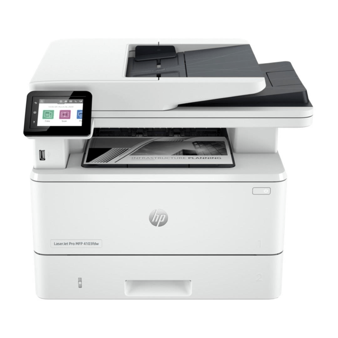 HP LaserJet Pro 4103dw A4 Multifunction Mono Laser Business Printer 2Z627A