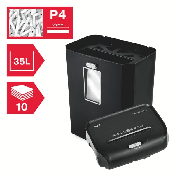 Rexel ProMax QS RSX1035 P4 Cross Cut Paper Shredder 300060Q