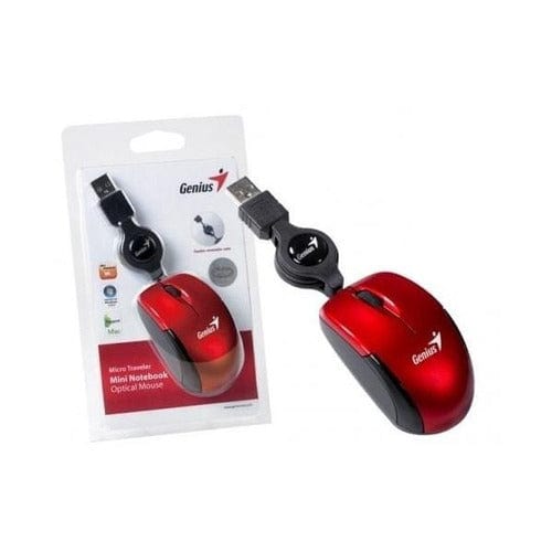 Genius Micro Traveler USB Mouse Ruby 31010100103