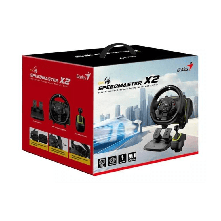 Genius SpeedMaster X2 Racing Wheel for PS and Xbox 31620002400