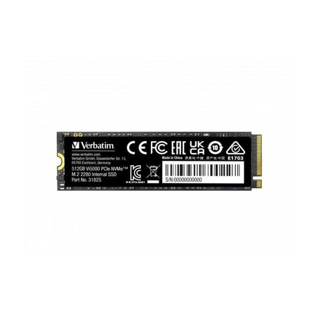 Verbatim Vi5000 512GB M.2 2280 PCIe Gen 4x4 NVMe Internal SSD 31825