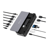 Verbatim CDS-15S256 USB-C Pro 15-in-1 Docking Station with Vi3000 256GB Internal SSD 32174