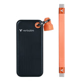 Verbatim 1TB M.2 USB 3.2 External Pocket SSD Black Orange 32193