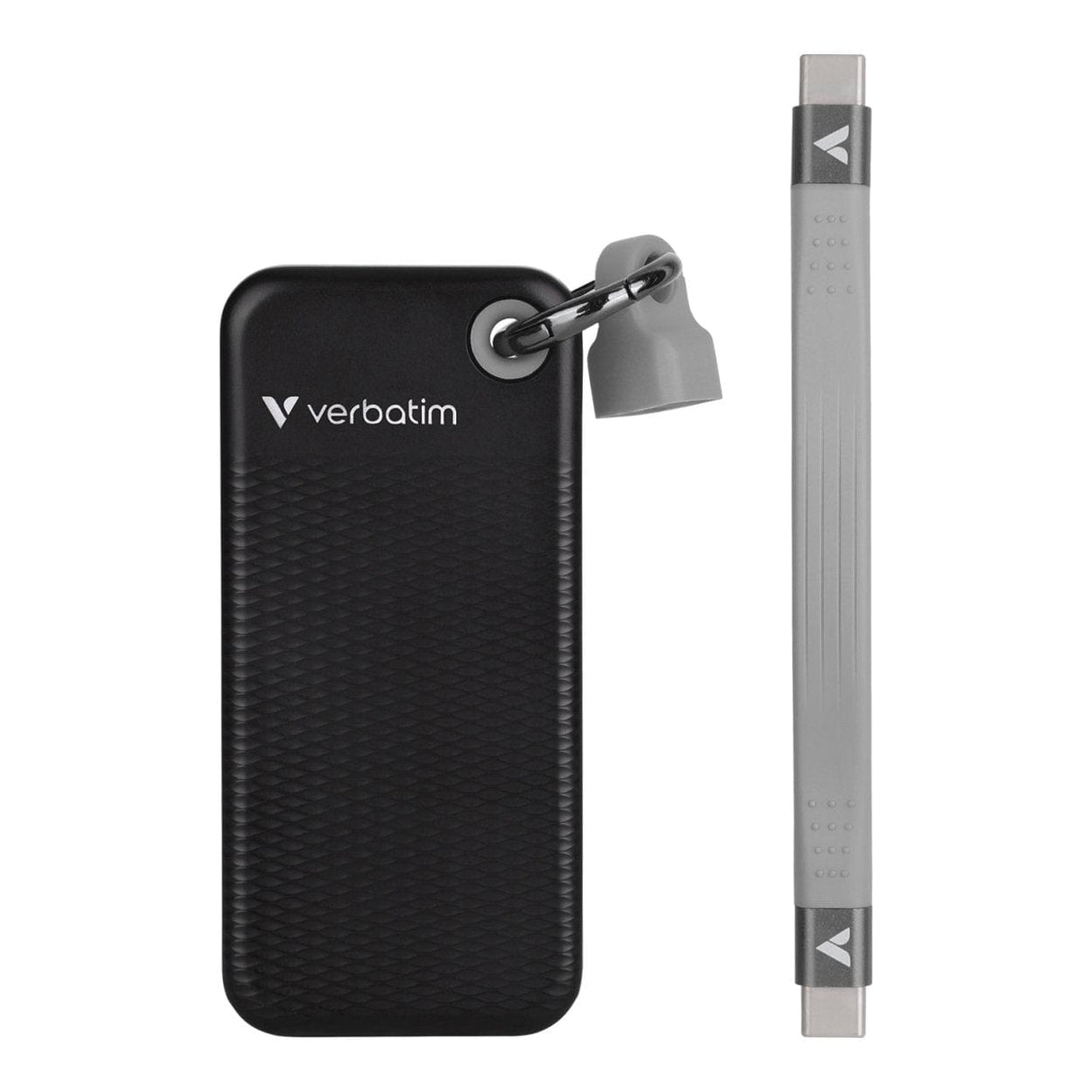 Verbatim 2TB M.2 USB 3.2 External Pocket SSD Black Grey 32194