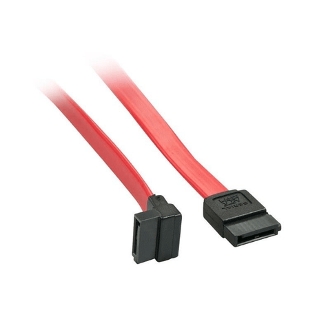 Lindy Internal 90 Degree SATA III Cable 20cm 33350