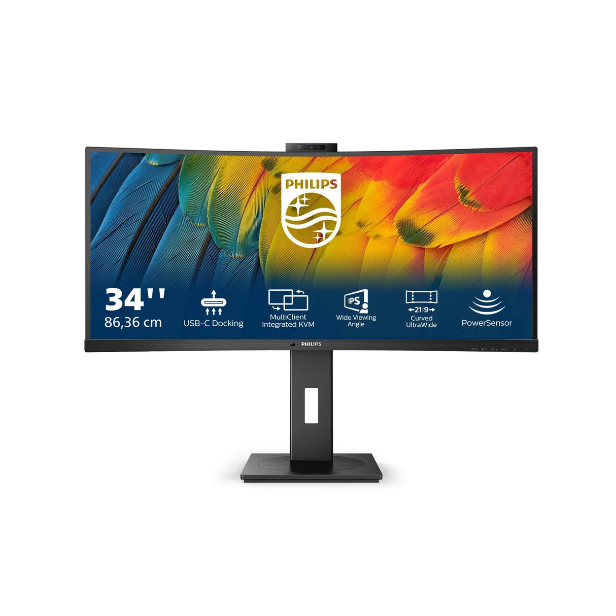 Philips 5000 Series 34-inch 3440 x 1440p WQHD 21:9 120Hz 4ms VA LED Monitor 34B1U5600CH