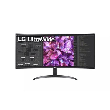 LG 34WQ60C-B 34-inch 3440 x 1440p QHD 21:9 60Hz 5ms IPS LED Curved Monitor