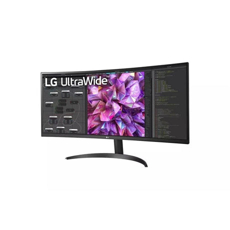 LG 34WQ60C-B 34-inch 3440 x 1440p QHD 21:9 60Hz 5ms IPS LED Curved Monitor