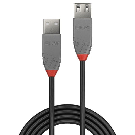 Lindy USB 2.0 Type-A Male to Female Extension Cable 0.2m 36700