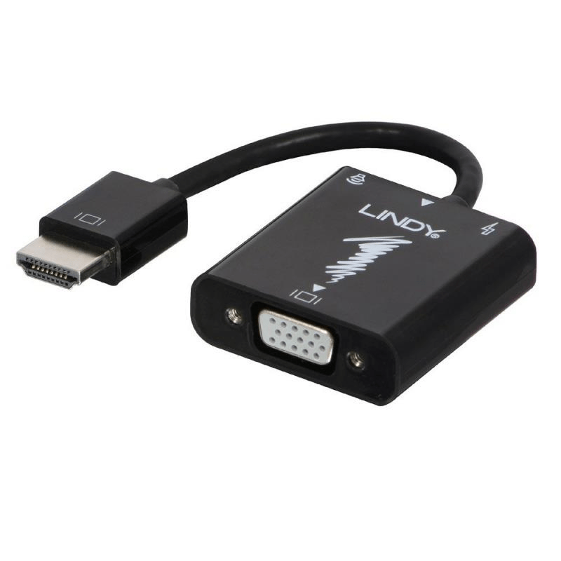 Lindy HDMI to VGA and Audio Video Cable Adapter 38185