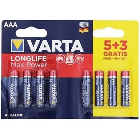 Varta LR06 Max AA Alkaline Batteries 8-pack 4706101428